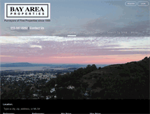 Tablet Screenshot of baproperties.com